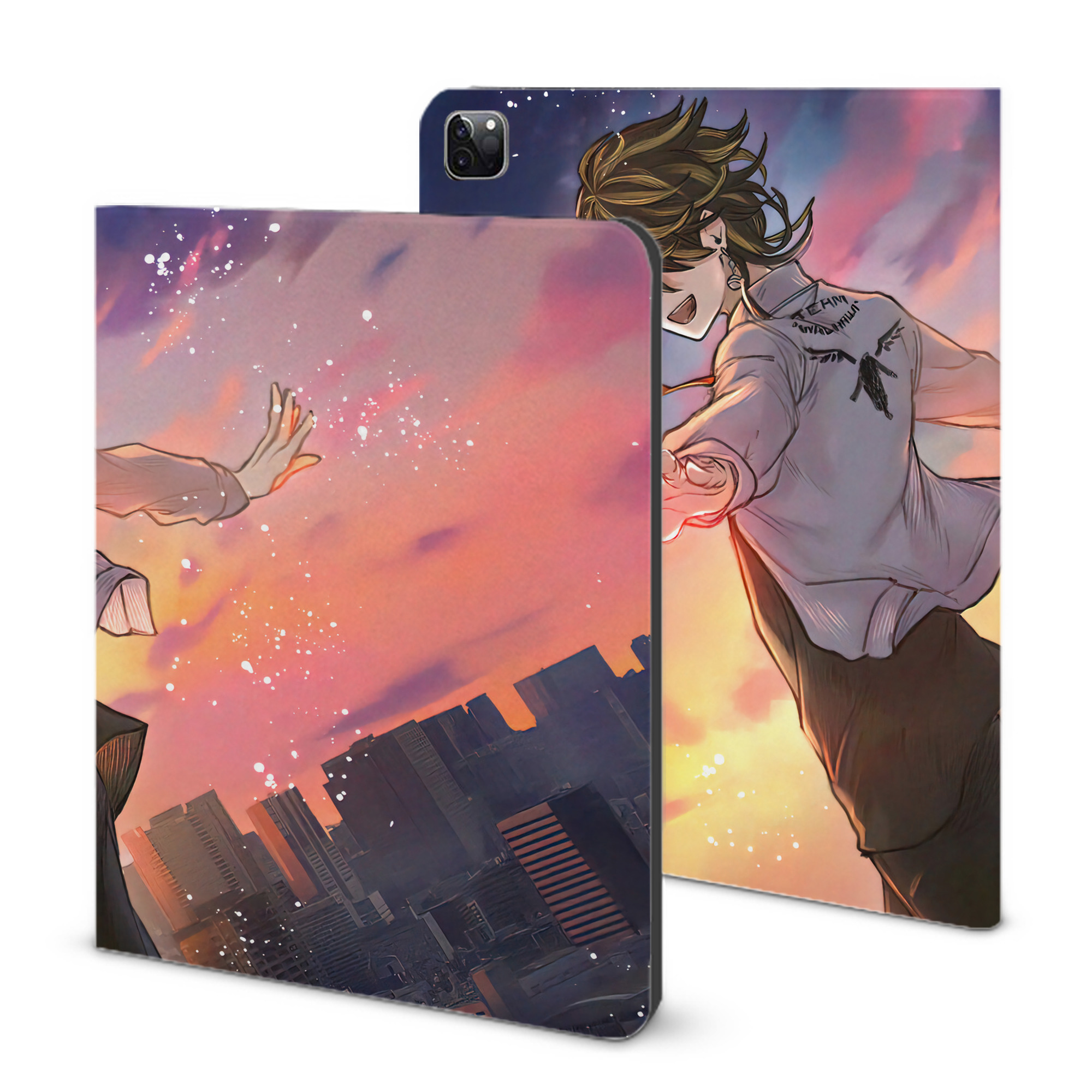 （画像用） 東京リベンジャーズ Tokyo Revengers IPad ケース ブック型 PUレザー TPU 耐衝撃 軽量 薄型 ペン収納なし 全面保護 IPad 各モデル対応